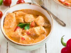 Vistas fileja krēmīgā mērcē