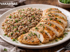 Cepta tītara fileja ar griķiem