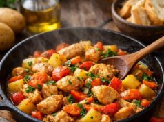 Vistas un dārzeņu sautējums